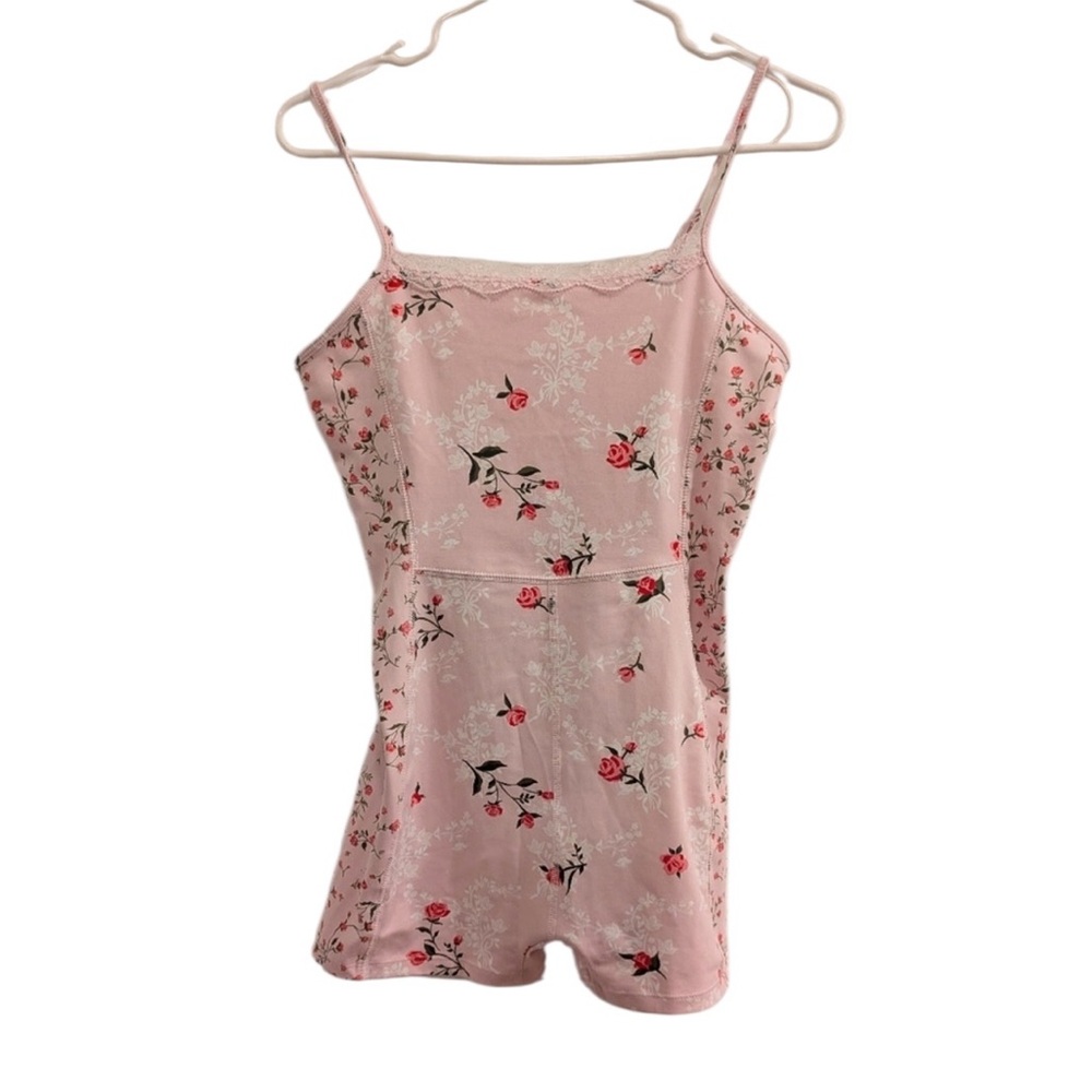 Wild Fable Women's ButterBliss Lace Trim Romper - Picture 4 of 5